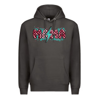 Smoke lightning bolt mama Premium Hoodie - MaliasSmallBusiness