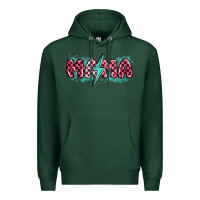 Sports Green lightning bolt mama Premium Hoodie - MaliasSmallBusiness