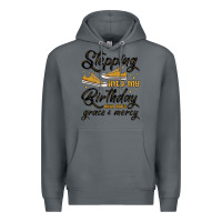 Rock stepping into my birthday with god s grace and mer Premium Hoodie - MaliasSmallBusiness