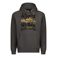 Smoke stepping into my birthday with god s grace and mer Premium Hoodie - MaliasSmallBusiness
