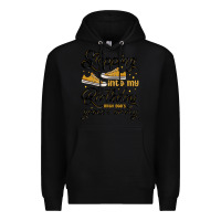 Black stepping into my birthday with god s grace and mer Premium Hoodie - MaliasSmallBusiness