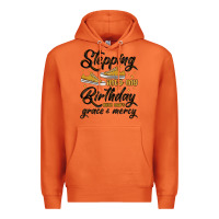 Carrot stepping into my birthday with god s grace and mer Premium Hoodie - MaliasSmallBusiness