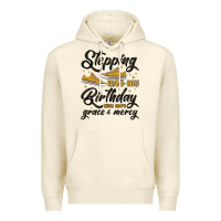 Sandshell stepping into my birthday with god s grace and mer Premium Hoodie - MaliasSmallBusiness