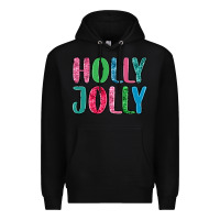 Black holly jolly Premium Hoodie - MaliasSmallBusiness
