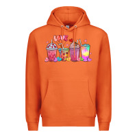 Carrot love coffee cups Premium Hoodie - MaliasSmallBusiness