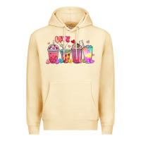 Pina Colada love coffee cups Premium Hoodie - MaliasSmallBusiness