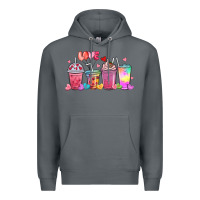 Rock love coffee cups Premium Hoodie - MaliasSmallBusiness