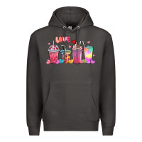 Smoke love coffee cups Premium Hoodie - MaliasSmallBusiness