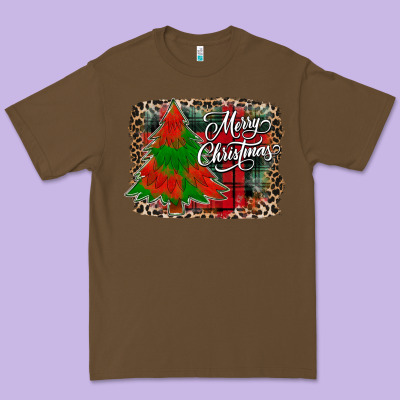 Merry Christmas Trees Premium Tee Designed By Cowhidedigitalart