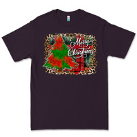 Plum merry Christmas trees Premium Tee - CowhideDigitalArt