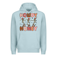 Blue Mist howdy honey Premium Hoodie - MaliasSmallBusiness
