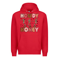 Red howdy honey Premium Hoodie - MaliasSmallBusiness