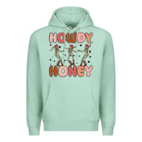 Seafoam howdy honey Premium Hoodie - MaliasSmallBusiness