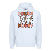 White howdy honey Premium Hoodie - MaliasSmallBusiness