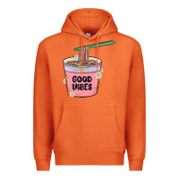 Carrot instant good vibes noodles Premium Hoodie - MaliasSmallBusiness