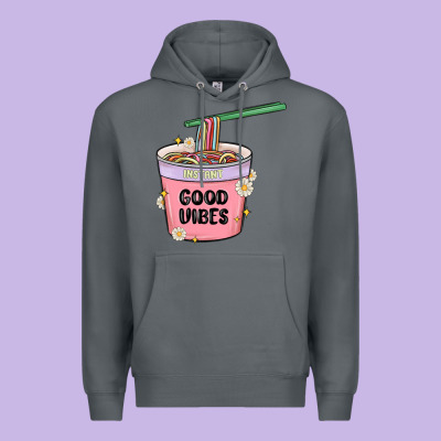 Premium Hoodie instant good vibes noodles