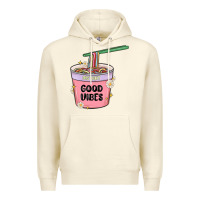 Sandshell instant good vibes noodles Premium Hoodie - MaliasSmallBusiness