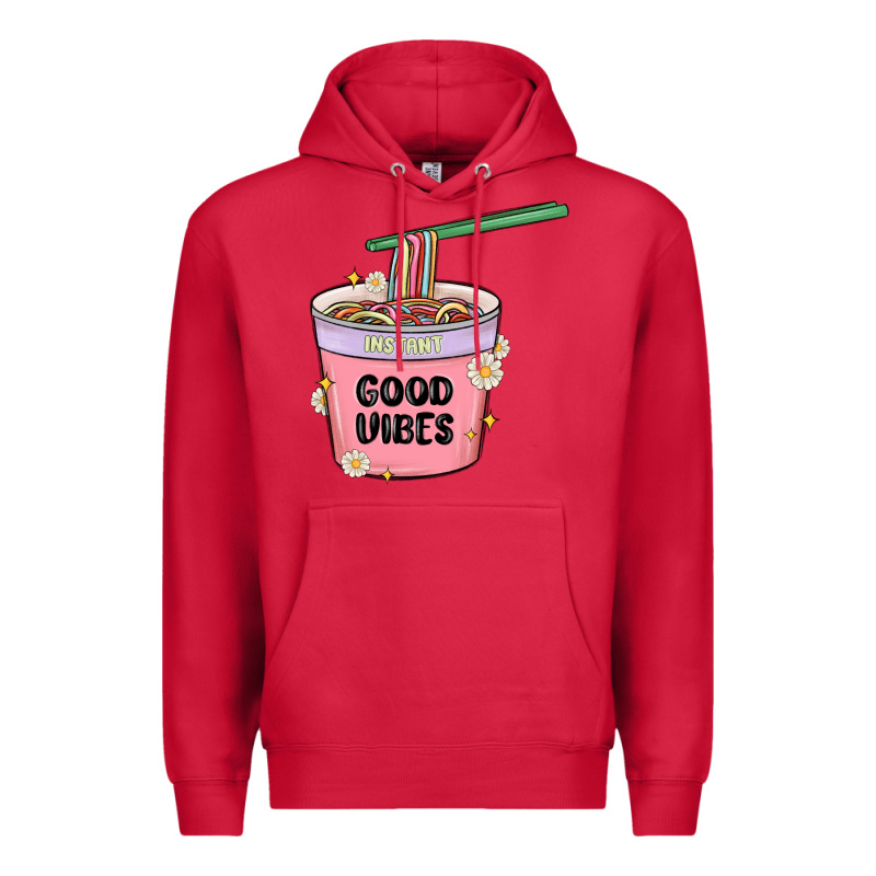 Instant Good Vibes Noodles Premium Hoodie by MaliasSmallBusiness | Teevron