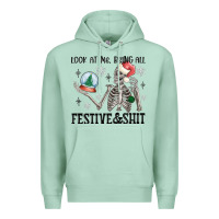 Seafoam look at me being all festive and shit Premium Hoodie - MaliasSmallBusiness