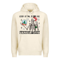 Tofu look at me being all festive and shit Premium Hoodie - MaliasSmallBusiness
