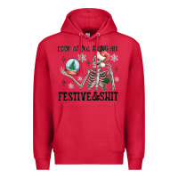 Cardinal look at me being all festive and shit Premium Hoodie - MaliasSmallBusiness