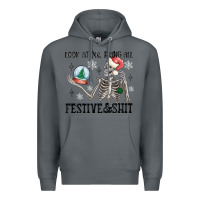 Rock look at me being all festive and shit Premium Hoodie - MaliasSmallBusiness