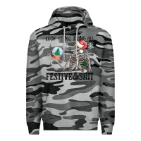 Slate Camo look at me being all festive and shit Premium Hoodie - MaliasSmallBusiness
