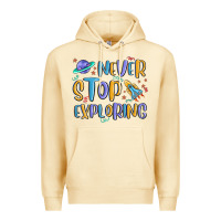 Pina Colada never stop exploring Premium Hoodie - MaliasSmallBusiness
