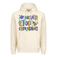 Tofu never stop exploring Premium Hoodie - MaliasSmallBusiness
