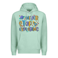 Seafoam never stop exploring Premium Hoodie - MaliasSmallBusiness
