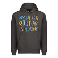 Smoke never stop exploring Premium Hoodie - MaliasSmallBusiness
