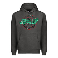 Charcoal Heather reindeer brewed santa approved Premium Hoodie - MaliasSmallBusiness