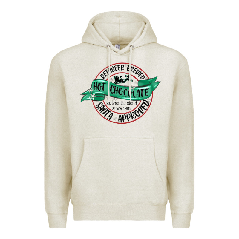 Reindeer Brewed Santa Approved Premium Hoodie by MaliasSmallBusiness | Teevron