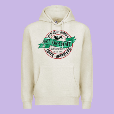 Premium Hoodie reindeer brewed santa approved