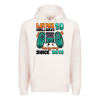 Pale Pink level 10 unlocked awesome since 2013 Premium Hoodie - MaliasSmallBusiness