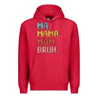 Cardinal ma mama mom bruh Premium Hoodie - MaliasSmallBusiness