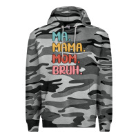 Slate Camo ma mama mom bruh Premium Hoodie - MaliasSmallBusiness