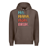Coffee ma mama mom bruh Premium Hoodie - MaliasSmallBusiness