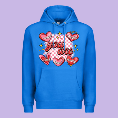 Premium Hoodie valentines day positive affirmations