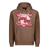Chestnut valentines day positive affirmations Premium Hoodie - MaliasSmallBusiness