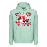 Seafoam valentines day positive affirmations Premium Hoodie - MaliasSmallBusiness