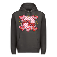 Smoke valentines day positive affirmations Premium Hoodie - MaliasSmallBusiness