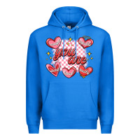 True Royal valentines day positive affirmations Premium Hoodie - MaliasSmallBusiness