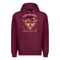 Burgundy valentines is a bunch of bull Premium Hoodie - MaliasSmallBusiness