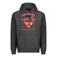 Charcoal Heather valentines is a bunch of bull Premium Hoodie - MaliasSmallBusiness