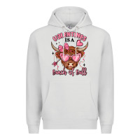 Dove Grey valentines is a bunch of bull Premium Hoodie - MaliasSmallBusiness
