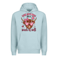 Blue Mist valentines is a bunch of bull Premium Hoodie - MaliasSmallBusiness