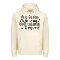 Tofu a woman who knows her worth is dangerous Premium Hoodie - MaliasSmallBusiness
