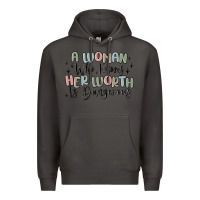 Smoke a woman who knows her worth is dangerous Premium Hoodie - MaliasSmallBusiness