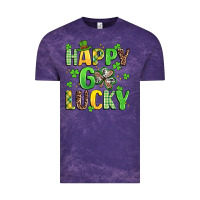Cloud Purple happy go lucky Vintage Tee - Artiststas